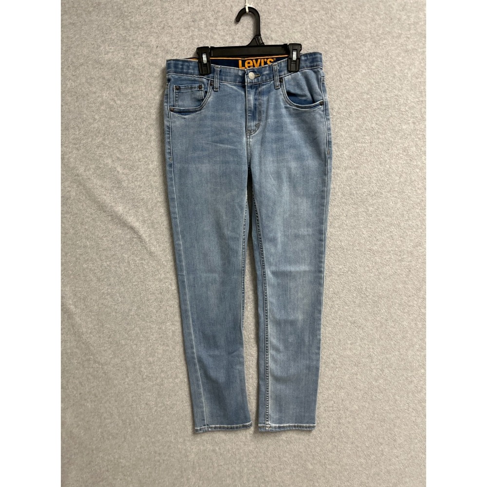 Levi's Jeans Boys 18 Blue Denim Medium Wash Everyday Wear Straight‎ Leg Classic